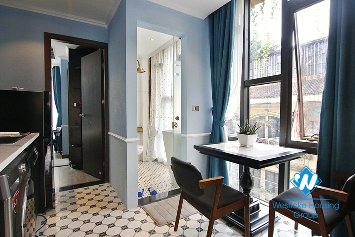 Indochina style interior apartment for rent in Hoan Kiem , Ha Noi